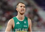 11 May 2025; Jack Raftery of Ireland after competing in the men's 4x400m World Championship Qualifying Round 2 during day two of the 2025 World Athletics Relays at Guangdong Olympic Stadium in Guangzhou, China. Photo by Nikola Krstic/Sportsfile