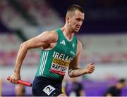 11 May 2025; Jack Raftery of Ireland competing in the men's 4x400m World Championship Qualifying Round 2 during day two of the 2025 World Athletics Relays at Guangdong Olympic Stadium in Guangzhou, China. Photo by Nikola Krstic/Sportsfile