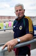 11 May 2025; Kerry supporter Dan Dwyer from Killarney before the Dalata Hotel Group GAA Football All-Ireland U20 Championship semi-final match between Kerry and Tyrone at Laois Hire O'Moore Park in Portlaoise, Laois. Photo by Thomas Flinkow/Sportsfile