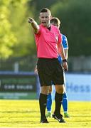 9 May 2025; Referee Paul Norton during the SSE Airtricity Men's Premier Division match between Waterford and Galway United at the Regional Sports Centre in Waterford. Photo by Matt Browne/Sportsfile