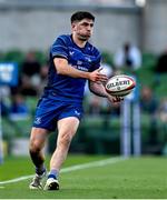 10 May 2025; Jimmy O'Brien of Leinster during the United Rugby Championship match between Leinster and Zebre Parma at the Aviva Stadium in Dublin. Photo by Brendan Moran/Sportsfile