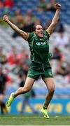 11 May 2025; Niamh Gallogly of Meath celebrates after scoring her side's first goal during the TG4 Leinster LGFA Senior Football Championship final match between Dublin and Meath at Croke Park in Dublin. Photo by Piaras Ó Mídheach/Sportsfile