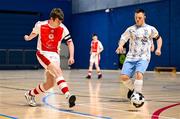 11 May 2025; Action from the LOI Cairdeas Cup Festival match between St Patrick's Athletic and Waterford at the National Indoor Arena on the Sport Ireland Campus in Dublin. Photo by Stephen McCarthy/Sportsfile