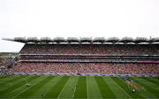 11 May 2025; A general view of Croke Park as players of both sides take part in the pre-match parade before the Leinster GAA Football Senior Championship final match between Louth and Meath at Croke Park in Dublin. Photo by Ben McShane/Sportsfile