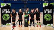 11 May 2025; The Drogheda United team before the LOI Cairdeas Cup Festival at the National Indoor Arena on the Sport Ireland Campus in Dublin. Photo by Stephen McCarthy/Sportsfile