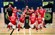 11 May 2025; The Sligo Rovers team before the LOI Cairdeas Cup Festival at the National Indoor Arena on the Sport Ireland Campus in Dublin. Photo by Stephen McCarthy/Sportsfile