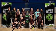 11 May 2025; The Bohemians team and coaches before the LOI Cairdeas Cup Festival at the National Indoor Arena on the Sport Ireland Campus in Dublin. Photo by Stephen McCarthy/Sportsfile