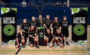 11 May 2025; The Dundalk team before the LOI Cairdeas Cup Festival at the National Indoor Arena on the Sport Ireland Campus in Dublin. Photo by Stephen McCarthy/Sportsfile
