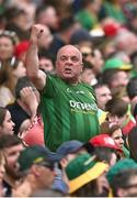 11 May 2025; A Meath supporter during the Leinster GAA Football Senior Championship final match between Louth and Meath at Croke Park in Dublin. Photo by Piaras Ó Mídheach/Sportsfile
