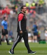 11 May 2025; Louth manager Ger Brennan during the Leinster GAA Football Senior Championship final match between Louth and Meath at Croke Park in Dublin. Photo by Ramsey Cardy/Sportsfile