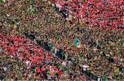 11 May 2025; Supporters in Hill 16 during the Leinster GAA Football Senior Championship final match between Louth and Meath at Croke Park in Dublin. Photo by Ben McShane/Sportsfile