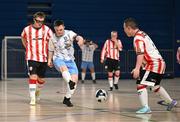 11 May 2025; Action from the LOI Cairdeas Cup Festival match between Waterford and Derry City at the National Indoor Arena on the Sport Ireland Campus in Dublin. Photo by Stephen McCarthy/Sportsfile