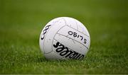 11 May 2025; An O'Neills football, owned ny Sligo GAA, on the pitch before the Táilteann Cup match between Sligo and Tipperary at Kilcoyne Memorial Park in Tubbercurry, Sligo. Photo by Ray McManus/Sportsfile