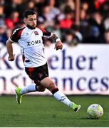 9 May 2025; Leo Gaxha of Dundalk during the SSE Airtricity Men's First Division match between Dundalk and Bray Wanderers at Oriel Park in Dundalk, Louth. Photo by Tyler Miller/Sportsfile