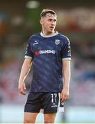 9 May 2025; Gavin Whyte of Derry City during the SSE Airtricity Men's Premier Division match between Cork City and Derry City at Turner's Cross in Cork. Photo by Michael P Ryan/Sportsfile