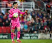 9 May 2025; Derry City goalkeeper Brian Maher during the SSE Airtricity Men's Premier Division match between Cork City and Derry City at Turner's Cross in Cork. Photo by Michael P Ryan/Sportsfile