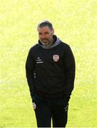 9 May 2025; Derry City manager Tiernan Lynch before the SSE Airtricity Men's Premier Division match between Cork City and Derry City at Turner's Cross in Cork. Photo by Michael P Ryan/Sportsfile