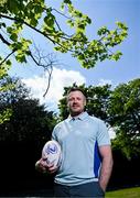 15 May 2025; New Leinster Rugby women's head coach Ben Martin is interviewed by Leinster TV at Leinster Rugby HQ in Dublin. Photo by Brendan Moran/Sportsfile