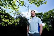 15 May 2025; New Leinster Rugby women's head coach Ben Martin is interviewed by Leinster TV at Leinster Rugby HQ in Dublin. Photo by Brendan Moran/Sportsfile