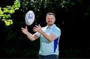 15 May 2025; New Leinster Rugby women's head coach Ben Martin is interviewed by Leinster TV at Leinster Rugby HQ in Dublin. Photo by Brendan Moran/Sportsfile