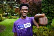 12 May 2025; Pictured is Hiko Tonosa Haso at the Irish Life Dublin Marathon Media Day. The 2025 race takes place on Sunday, 26th October. Photo by Ramsey Cardy/Sportsfile