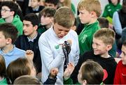 12 May 2025; Students from St Laurence's Catholic National School pictured during the Dare to Believe Olympic Schools Programme at St Laurence's Catholic National School in Kildare. Photo by David Fitzgerald/Sportsfile