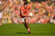 10 May 2025; Stefan Campbell of Armagh during the Ulster GAA Football Senior Championship final match between Armagh and Donegal at St Tiernach's Park in Clones, Monaghan. Photo by Ramsey Cardy/Sportsfile
