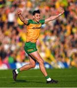 10 May 2025; Michael Langan of Donegal celebrates after the Ulster GAA Football Senior Championship final match between Armagh and Donegal at St Tiernach's Park in Clones, Monaghan. Photo by Ramsey Cardy/Sportsfile