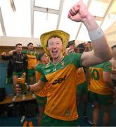 10 May 2025; Oisin Gallen of Donegal celebrates after the Ulster GAA Football Senior Championship final match between Armagh and Donegal at St Tiernach's Park in Clones, Monaghan. Photo by Ramsey Cardy/Sportsfile