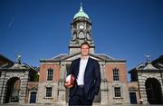 13 May 2025; The National Football League (NFL) today announced the schedule for the 2025 International Games that will be played across Europe in Dublin, Ireland, London, U.K., Berlin, Germany and Madrid, Spain — as part of the league’s long-term commitment to global expansion, driving year-round engagement in international markets. Pictured at Dublin Castle marking the announcement of the 2025 international schedule is Henry Hodgson, General Manager NFL UK and Ireland. The announcement confirmed the Pittsburgh Steelers will be taking on the Minnesota Vikings on September 28th at Croke Park. Photo by Brendan Moran/Sportsfile
