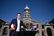 13 May 2025; The National Football League (NFL) today announced the schedule for the 2025 International Games that will be played across Europe in Dublin, Ireland, London, U.K., Berlin, Germany and Madrid, Spain — as part of the league’s long-term commitment to global expansion, driving year-round engagement in international markets. Pictured at Dublin Castle marking the announcement of the 2025 international schedule is Henry Hodgson, General Manager NFL UK and Ireland. The announcement confirmed the Pittsburgh Steelers will be taking on the Minnesota Vikings on September 28th at Croke Park. Photo by Brendan Moran/Sportsfile