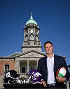 13 May 2025; The National Football League (NFL) today announced the schedule for the 2025 International Games that will be played across Europe in Dublin, Ireland, London, U.K., Berlin, Germany and Madrid, Spain — as part of the league’s long-term commitment to global expansion, driving year-round engagement in international markets. Pictured at Dublin Castle marking the announcement of the 2025 international schedule is Henry Hodgson, General Manager NFL UK and Ireland. The announcement confirmed the Pittsburgh Steelers will be taking on the Minnesota Vikings on September 28th at Croke Park. Photo by Brendan Moran/Sportsfile