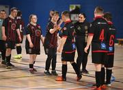 11 May 2025; Action from the LOI Cairdeas Cup Festival match between Bohemians and Drogheda United at the National Indoor Arena on the Sport Ireland Campus in Dublin. Photo by Stephen McCarthy/Sportsfile