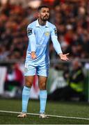 5 May 2025; Zach Elbouzedi of St Patrick's Athletic during the SSE Airtricity Men's Premier Division match between Derry City and St Patrick's Athletic at The Ryan McBride Brandywell Stadium in Derry. Photo by Stephen McCarthy/Sportsfile
