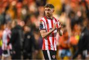 5 May 2025; Ronan Boyce of Derry City after the SSE Airtricity Men's Premier Division match between Derry City and St Patrick's Athletic at The Ryan McBride Brandywell Stadium in Derry. Photo by Stephen McCarthy/Sportsfile