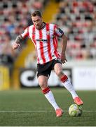 5 May 2025; Kevin Holt of Derry City during the SSE Airtricity Men's Premier Division match between Derry City and St Patrick's Athletic at The Ryan McBride Brandywell Stadium in Derry. Photo by Stephen McCarthy/Sportsfile