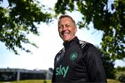 14 May 2025; Republic of Ireland head coach Heimir Hallgrimsson poses for a portrait after a Republic of Ireland squad announcement at the FAI Headquarters in Dublin. Photo by Ben McShane/Sportsfile