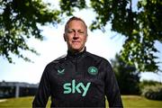 14 May 2025; Republic of Ireland head coach Heimir Hallgrimsson poses for a portrait after a Republic of Ireland squad announcement at the FAI Headquarters in Dublin. Photo by Ben McShane/Sportsfile
