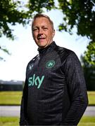 14 May 2025; Republic of Ireland head coach Heimir Hallgrimsson poses for a portrait after a Republic of Ireland squad announcement at the FAI Headquarters in Dublin. Photo by Ben McShane/Sportsfile