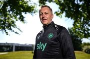 14 May 2025; Republic of Ireland head coach Heimir Hallgrimsson poses for a portrait after a Republic of Ireland squad announcement at the FAI Headquarters in Dublin. Photo by Ben McShane/Sportsfile