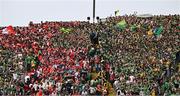 11 May 2025; Supporters on Hill 16 before the Leinster GAA Football Senior Championship final match between Louth and Meath at Croke Park in Dublin. Photo by Piaras Ó Mídheach/Sportsfile
