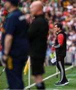 11 May 2025; Louth manager Ger Brennan during the Leinster GAA Football Senior Championship final match between Louth and Meath at Croke Park in Dublin. Photo by Piaras Ó Mídheach/Sportsfile