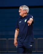 11 May 2025; Bray Wanderers coach Tommy Flynn during the LOI Cairdeas Cup Festival at the National Indoor Arena on the Sport Ireland Campus in Dublin. Photo by Stephen McCarthy/Sportsfile