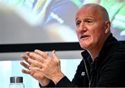 14 May 2025; Ciarán Barr, GPA Head of Finance, during the Gaelic Players Association AGM 2025 media conference at the Radisson Blu Dublin Airport Hotel in Dublin.  Photo by Piaras Ó Mídheach/Sportsfile