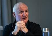14 May 2025; Ciarán Barr, GPA Head of Finance, during the Gaelic Players Association AGM 2025 media conference at the Radisson Blu Dublin Airport Hotel in Dublin.  Photo by Piaras Ó Mídheach/Sportsfile