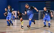 11 May 2025; Hughie Sweeney of Finn Harps during the LOI Cairdeas Cup Festival match between Cork City and Finn Harps at the National Indoor Arena on the Sport Ireland Campus in Dublin. Photo by Stephen McCarthy/Sportsfile