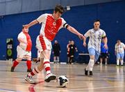 11 May 2025; Stephen Murphy of St Patrick's Athletic during the LOI Cairdeas Cup Festival match between Waterford and St Patrick's Athletic at the National Indoor Arena on the Sport Ireland Campus in Dublin. Photo by Stephen McCarthy/Sportsfile