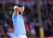9 May 2025; Aidan Keena of St Patrick's Athletic during the SSE Airtricity Men's Premier Division match between Shelbourne and St Patrick's Athletic at Tolka Park in Dublin. Photo by Stephen McCarthy/Sportsfile