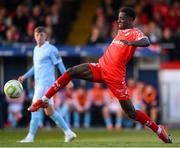9 May 2025; Mipo Odubeko of Shelbourne during the SSE Airtricity Men's Premier Division match between Shelbourne and St Patrick's Athletic at Tolka Park in Dublin. Photo by Stephen McCarthy/Sportsfile