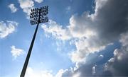 14 May 2025; A general view of a floodlight before the oneills.com Munster GAA Hurling U20 Championship final match between Tipperary and Clare at TUS Gaelic Grounds in Limerick. Photo by Tyler Miller/Sportsfile